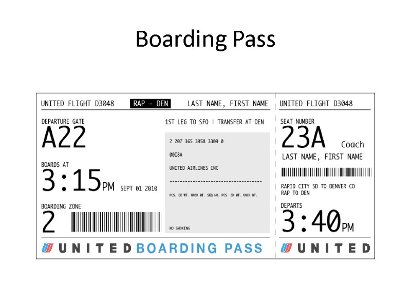 Boarding Pass Boarding Pass